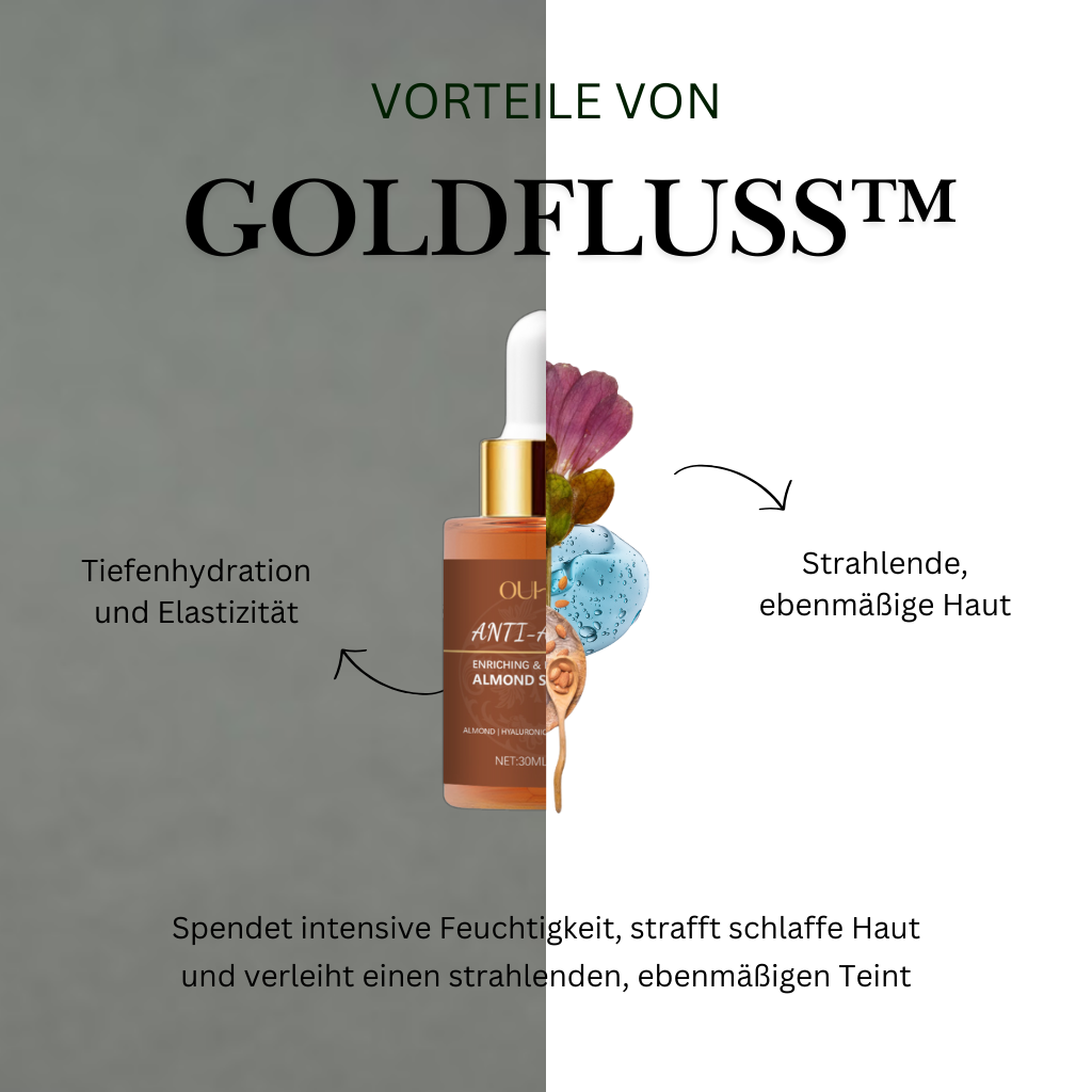 Goldfluss™ | Alles in einem: Feuchtigkeit, Straffung und strahlende Haut!